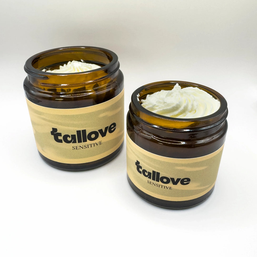 Tallove Sensitive – skånsom hudkrem for sensitiv hud, to størrelser